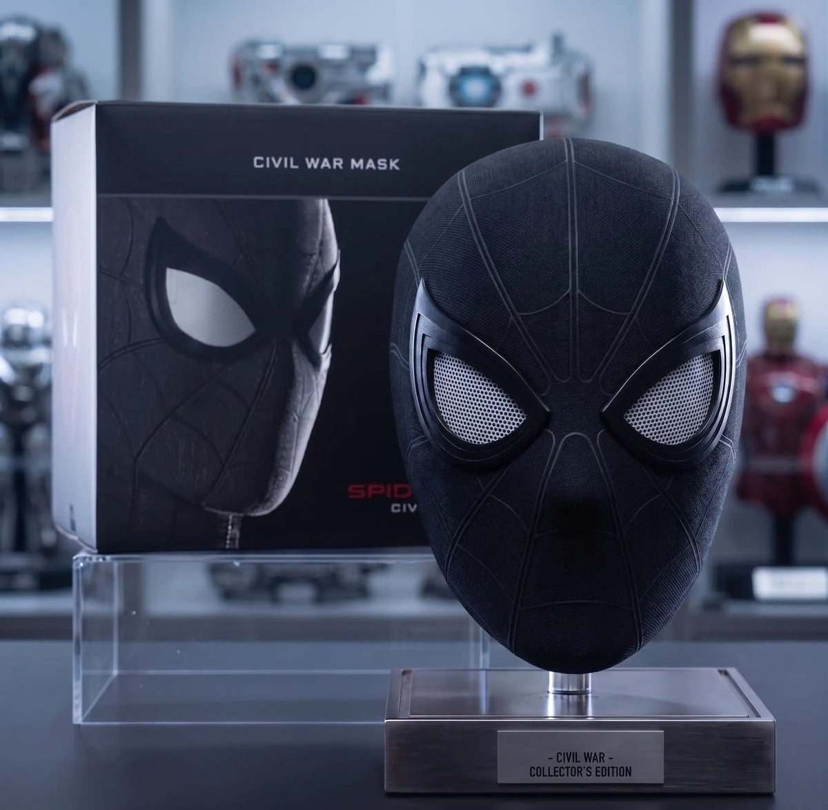Electric Hero Cosplay Mask with Movable Blinking Eyes The Hero's Web Store