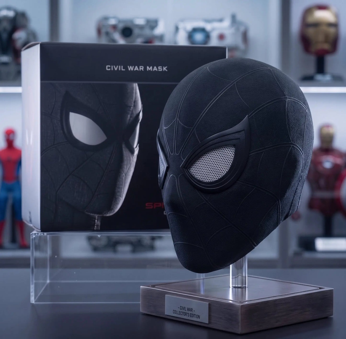 Electric Hero Cosplay Mask with Movable Blinking Eyes The Hero's Web Store