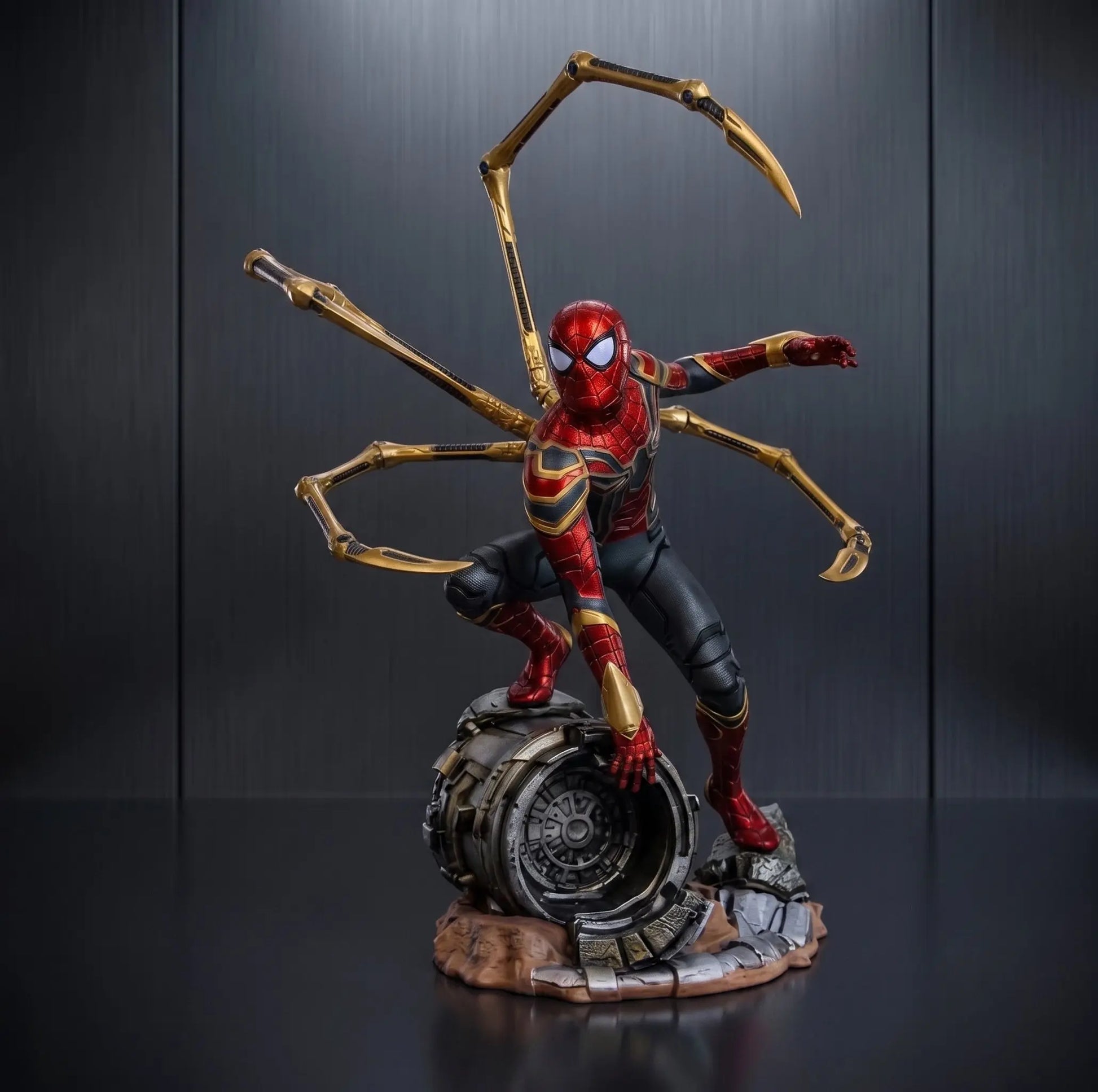 Premium Iron Arachnid Collector's Statue The Hero's Web Store