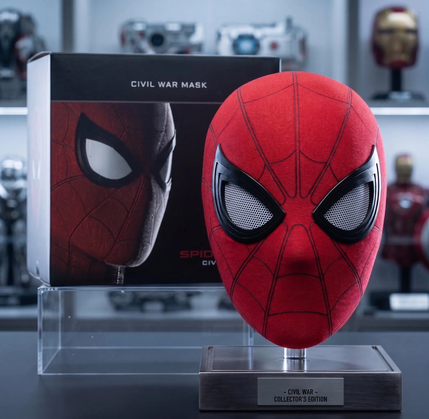 Electric Hero Cosplay Mask with Movable Blinking Eyes The Hero's Web Store