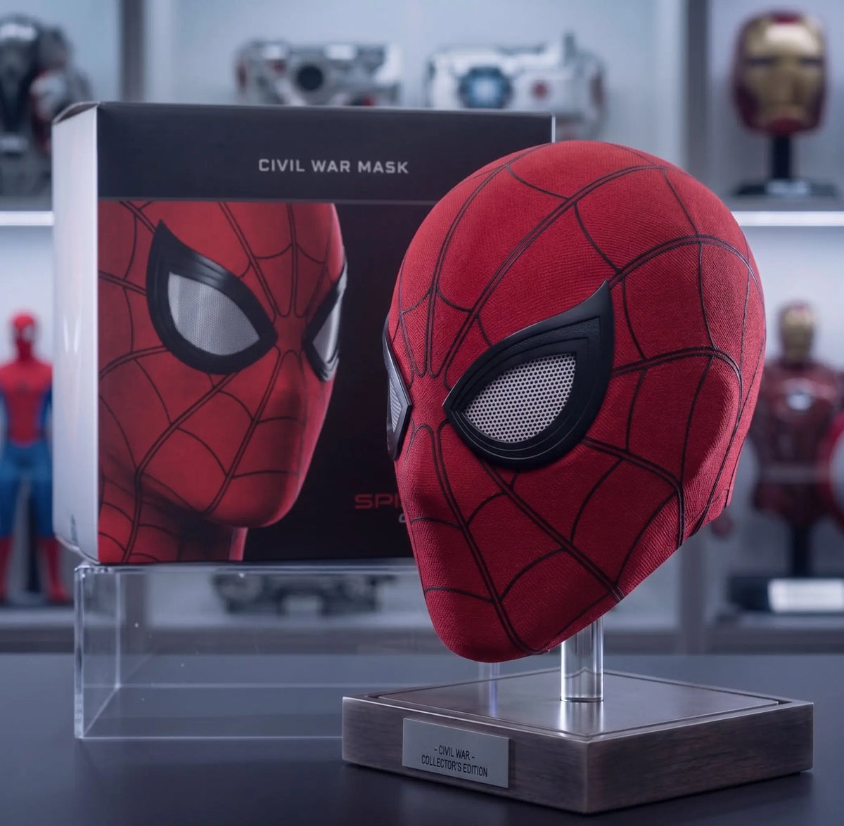 Electric Hero Cosplay Mask with Movable Blinking Eyes The Hero's Web Store